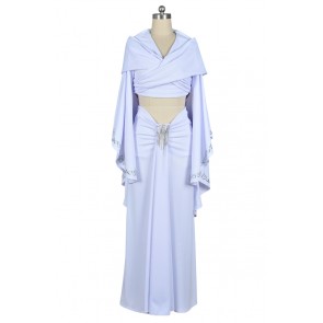 Star Wars Padmé Amidala Dress Cosplay Costume White