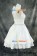 Gothic Lolita Dress Cosplay Costume Cute White