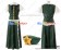 Touhou Project Cosplay Hong Meirin Costume Dark Green