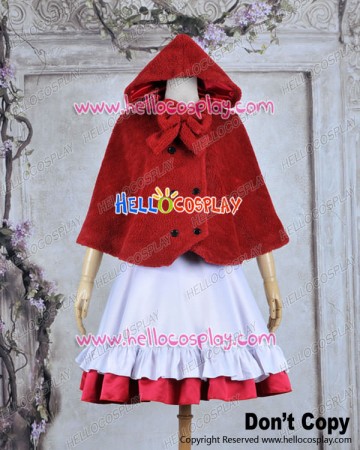 Vocaloid 2 Cosplay Gumi Little Red Riding Hood Costume