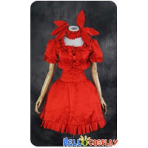 Dance In The Vampire Bund Cosplay Mina Tepeş Red Dress Costume