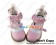 Matt Pink Bow Straps Flat Sweet Lolita Doll Shoes