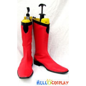 Gundam Seed Cosplay Red Long Boots