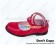Mirror Red Pop Crossing Straps Chunky Princess Lolita Shoes