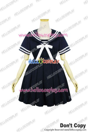 Lolita Cosplay Harajuku Navy Dress Dark Blue