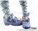 Matt Purple Low Heels Bows New Chunky Sweet Lolita Shoes