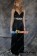 Party Cosplay Black Long Ball Gown Formal Dress Costume