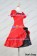 Lolita Dress Classical Lace Victorian Lolita Red Black Dress Cosplay Costume