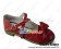 Wine Red Single Bow Crossing Straps Flat Sweet Lolita Shoes