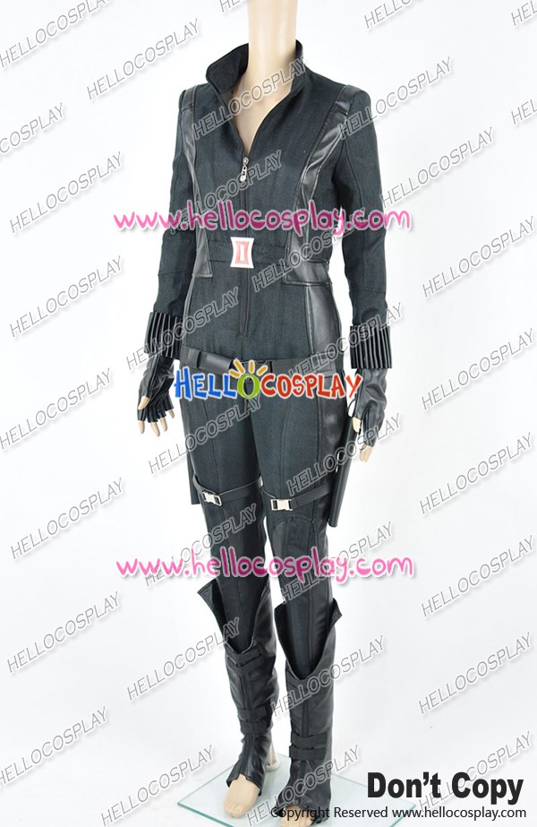 Captain America 2 Winter Soldier Black Widow Cosplay Costume Natasha Jumpsuit