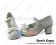 Matt White Heart Shaped Ruffle Chunky Princess Lolita Shoes