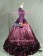 Civil War Victorian Corduroy Gown Reenactment Stage Purple Lolita Dress Costume