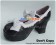 Black White Strawberries Bows Chunky Princess Lolita Shoes