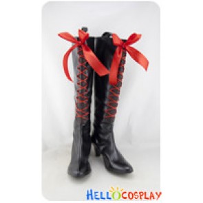 Touhou Project Cosplay Hina Kagiyama Red Ribbon Boots