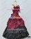 Southern Belle Satin Ball Gown Lavender Prom Red Lolita Dress