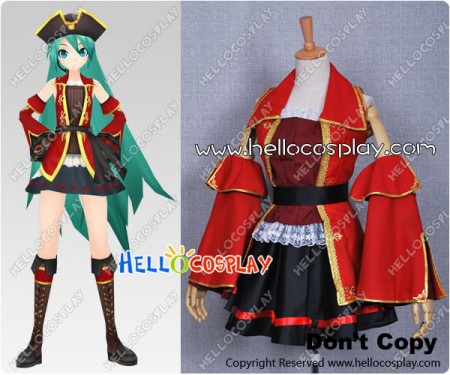 Vocaloid 2 Cosplay Project Diva Pirate Hatsune Miku Costume