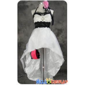 Vocaloid 2 Cosplay Megurine Luka White Dress Costume