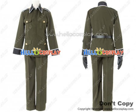 Axis Powers Hetalia APH Cosplay Germany Military Uniform Costume