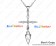 Fate Stay Night Cosplay Saber Silver Necklace