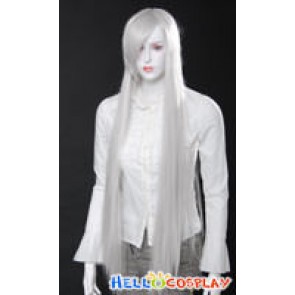 Cosplay White Long Wig