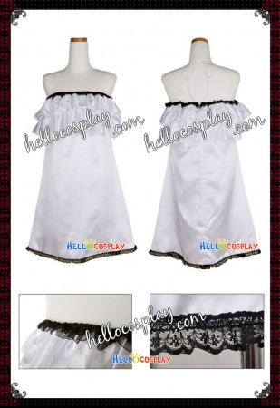 Vocaloid 2 Cosplay Kagamine Rin White Dress