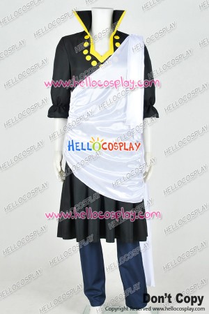Fairy Tail Cosplay Black Wizard Zeref Uniform Costume