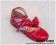 Mirror Red Bow Low Chunky Sweet Lolita Doll Shoes