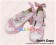 Pink White Bow Crossing Straps Chunky Princess Lolita Shoes