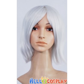 Silver White Short Cosplay Wig 008