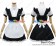 Angel Feather Cosplay Bell Black Cat Maid Dress