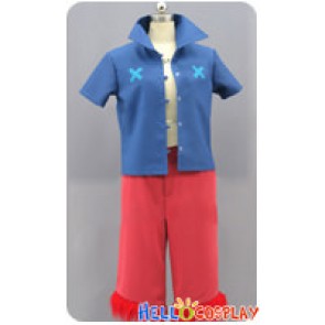 One Piece Strong World Cosplay Monkey D Luffy Costume