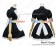 Angel Feather Cosplay Heart Shaped Button Maid Dress Costume