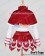 One Piece Cosplay Perona Suit Red Uniform Costume