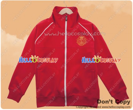 Silver Spoon Cosplay Oezo Agricultural High School Equestrian Department Red Sportswear Jacket Costume