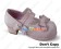 Mirror Pink Double Straps Chunky Fashion Princess Lolita Shoes