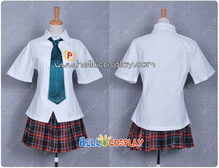 Panty & Stocking With Garterbelt Cosplay Costume Anarchy Panty School Uniform