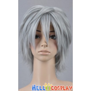 Silver Grey Short Cosplay Layered Wig