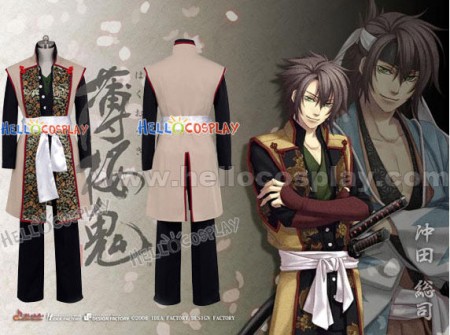 Hakuouki Shinsengumi Kitan Okita Soji Cosplay Costume