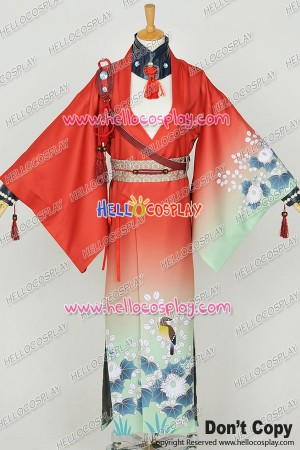 Dramatical Murder DMMD Cosplay Koujaku Costume Red Kimono Full Set