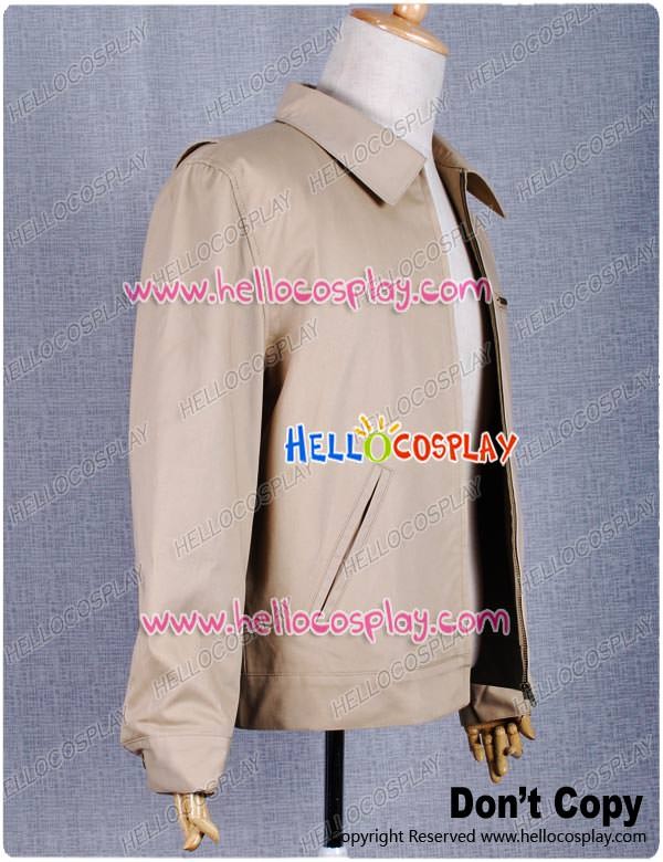 Superman Anime Smallville Costume Clark Kent Tan Yellow Jacket Cosplay Costume Superman Anime Smallville Costume Clark Kent Tan Yellow Jacket Cosplay Costume