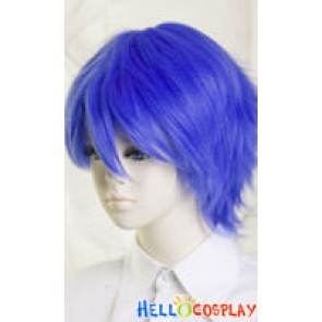 Medium Blue Cosplay Short Layer Wig