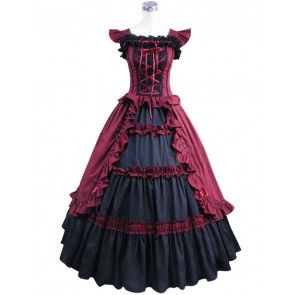 Victorian Lolita Ruffle Princess Gothic Lolita Dress Red