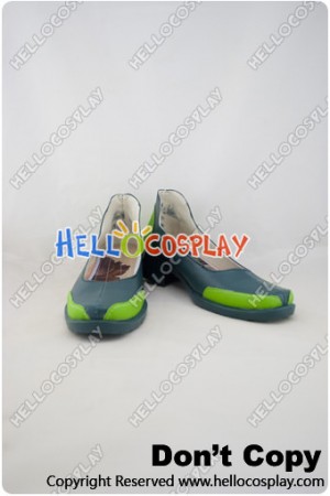League of Legends Cosplay Yin Green Shoes