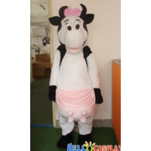 New Zealand Dairy Cow Mascot Costume