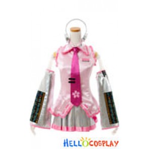 Vocaloid 2 Cosplay Sakura Miku Costume New