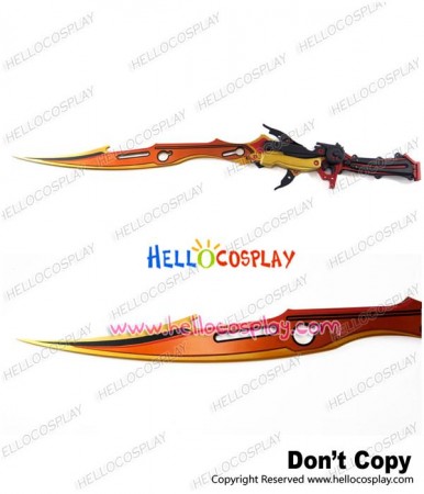 Final Fantasy XIII Weapons Lightning Blazefire Saber Gunblade