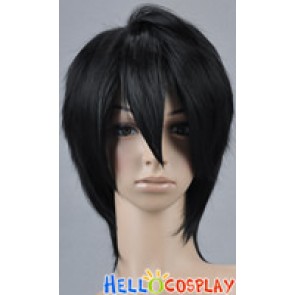 Black Cosplay Short Wig Layered