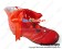 Matt Red Satin Lace Ruffle Chunky Princess Lolita Boots