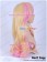 Macross Frontier Sheryl Nome Cosplay Yellow Pink Wig