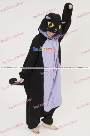 Kigurumi Costumes Black Cat Pajamas